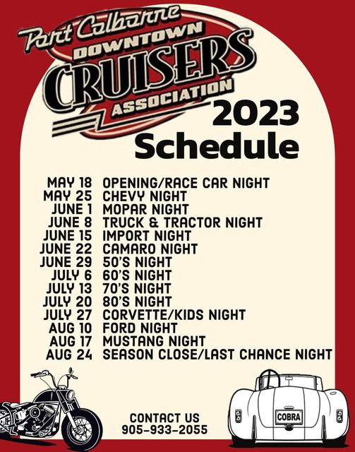 cruise nights port colborne 2023